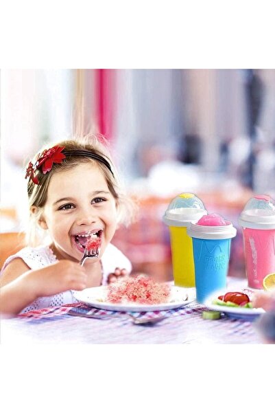 Generic Slushy Maker Squeeze Cup | Portable Silica Freeze Mug for Quick Frozen Smoothies & Milkshakes