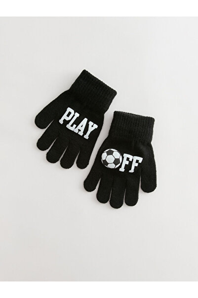 LC Waikiki قفازات تريكو مطبوعة للأولاد من Peak New Season