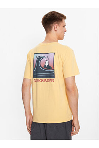 Quiksilver Ανδρικό T-Shirt EQYZT07258 Κίτρινο