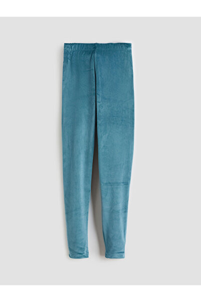 LC Waikiki Μακρύ κολάν για κορίτσια Petrol Basic