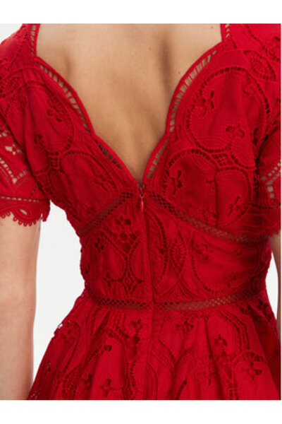 Morgan Γυναικείο Φόρεμα Κοκτέιλ 251-ROMBRE Κόκκινο