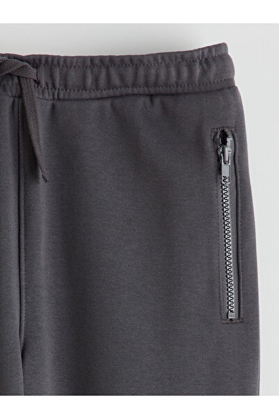 LC Waikiki Antrasit Beli Lastikli Erkek Çocuk Jogger Eşofman Altı