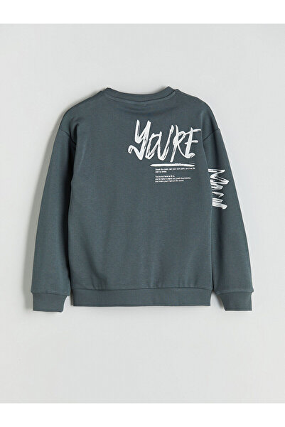 LC Waikiki New Season Crew Neck Printed Boys Sweatshirt