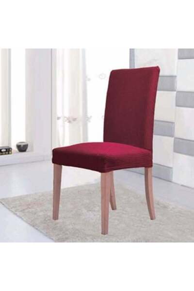 Silver Star Husă decorativă elastică pentru scaun mini - Vișinie