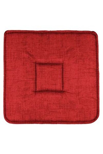 Silver Star Red Chair Cushion 39 x 39 cm