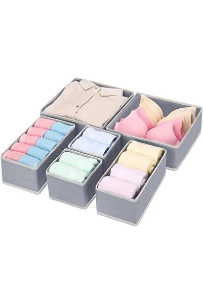 HM2A Foldable Cloth Storage Box Closet Dresser Drawer Organizer Fabric Basket...