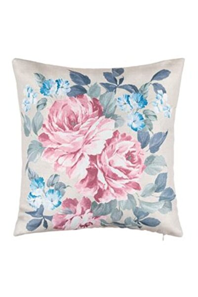 Jumbo Summer Pillow Beige Floral 45 x 45 cm