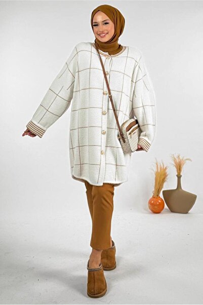 TRENDTESETTÜR ΓΥΝΑΙΚΕΙΑ ΖΑΚΑΡΑΝΤΑ ΕΚΡΟΥ ΜΕ ΤΕΤΡΑΓΩΝΟ ΣΧΕΔΙΟ T 92381