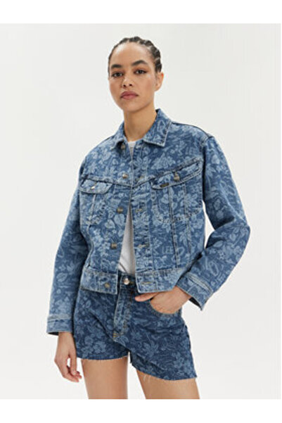 Lee Γυναικείο τζιν μπουφάν 112349588 Μπλε