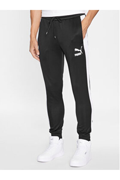 Puma Ανδρικό παντελόνι φόρμας 530098 Μαύρο