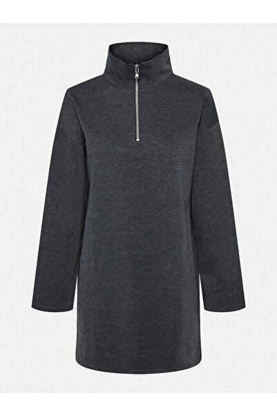 PIECES Γυναικείο Πλεκτό Φόρεμα 17152929 Γκρι