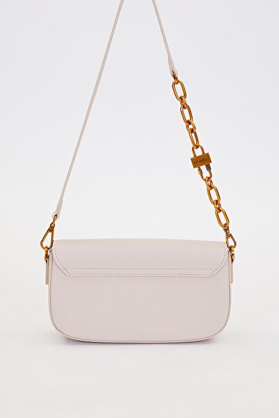 Levidor Сумка через плече з сірим замком на ланцюжку