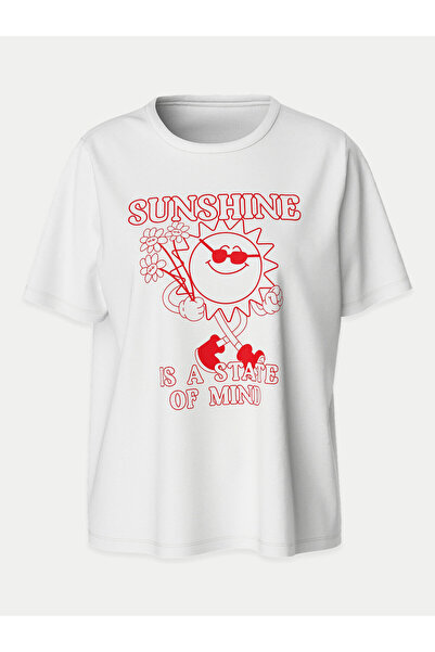 PIECES Γυναικείο T-Shirt 17156902 Λευκό