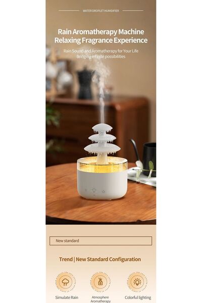 Generic 500ml Sea Design Humidifier Aromatherapy Diffuser, Night Light & 8-Hour Operation