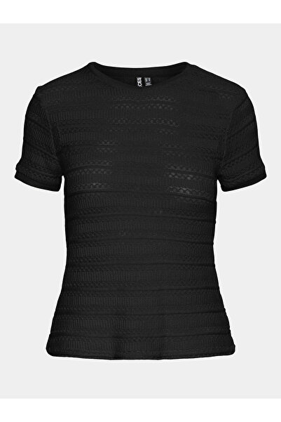 PIECES Γυναικείο T-Shirt 17148867 Μαύρο