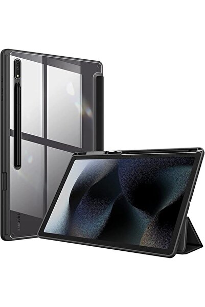 Glassology جراب هجين رفيع لجهاز Samsung Galaxy Tab S8 Ultra – مقاوم للصدمات مع حامل قلم S