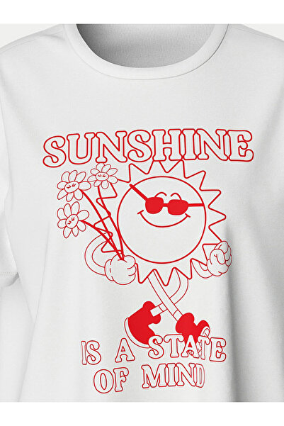 PIECES Γυναικείο T-Shirt 17156902 Λευκό