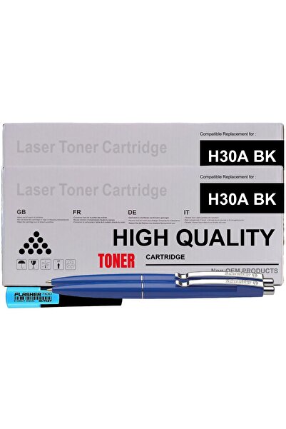 Non-OEM Set Cartus Toner Compatibil HP(30A) 2xCF230A Negru, 2x1600pagini, 2xP...