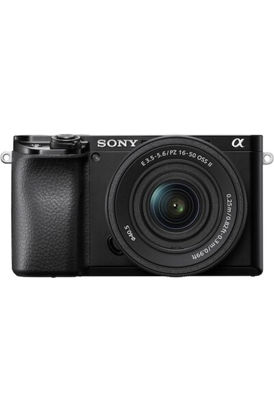 Sony Cameră foto mirrorless Alpha A6100A, 24.2MP, 4K, neagră + obiectiv SELP16502 16-50mm