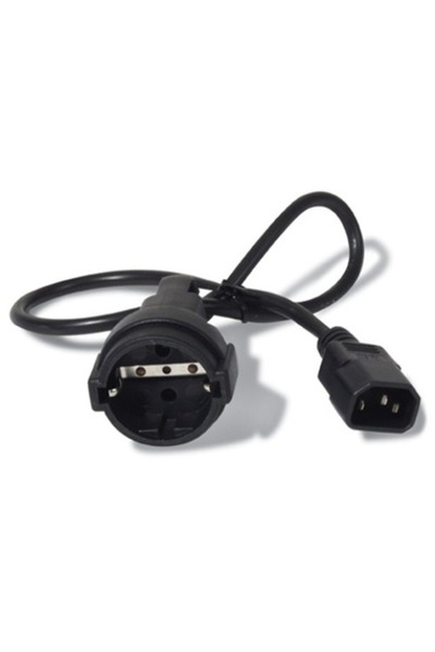 Apc Cablu de alimentare, APC, C14 - CEE7/7, 230 V, 0,6 m, Negru