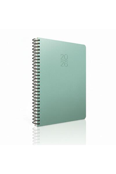 Gıpta 2026 Günlük Ajanda Spiralli Sert Kapak 20x28 cm 336 Sayfa-419-SEK