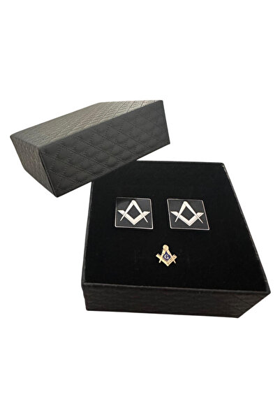 e-regalia Masonic shirt buttons Square and Compass 20 mm