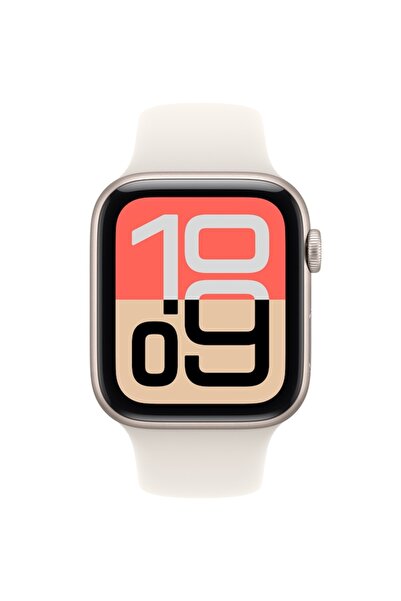 Apple Watch SE (2025), GPS, Starlight Aluminium 44mm, Starlight Sport Band - S/M