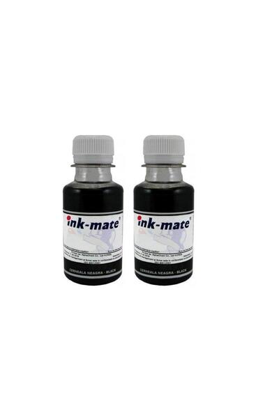 Ink-mate Pachet Flacon cerneala Compatibil Brother 2x LC127XLBK Negru 200 ml