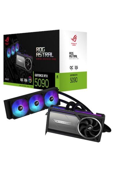 ASUS ROG Astral LC GeForce RTX 5090 OC Edition, 32GB GDDR7, 512 biți