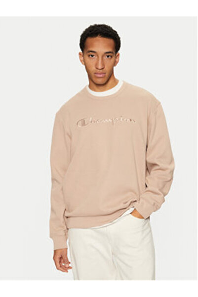 Champion Ανδρικό Φούτερ μπεζ CHAMPION-220272 MS079