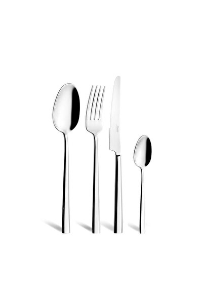 Jumbo 3404 24 Parça 6 Kişilik Tatlı Çatal Kaşık Bıçak Takımı