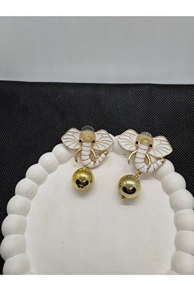 Tuğkay aksesuar zr model mineli fil küpe