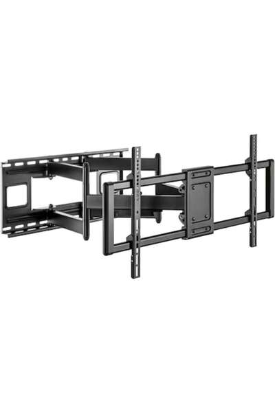 SERIOUX Suport TV de perete TV77-486, reglabil, 43"-100" (109cm-254cm), negru