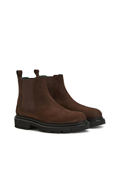 George Hogg Kahverengi Lastik Detaylı Erkek Deri Bot