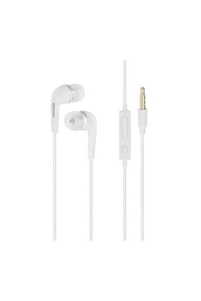 Samsung EHS64 Wired Earphones with Microphone, 3.5mm Jack, White