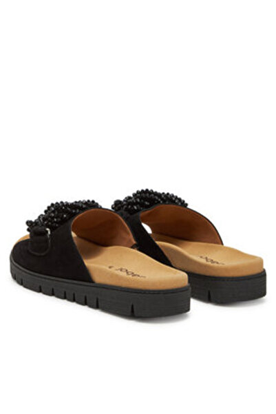 GABOR Γυναικείες σαγιονάρες μαύρες GABOR-63.740.17 BASIC ΜΑΥΡΕΣ