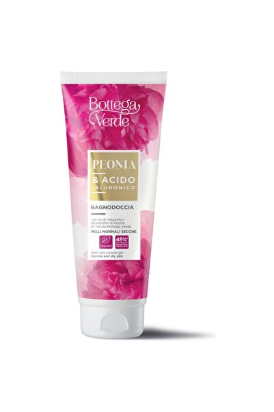 Bottega Verde Gel de duș hidratant cu extract de bujor și acid hialuronic - P...