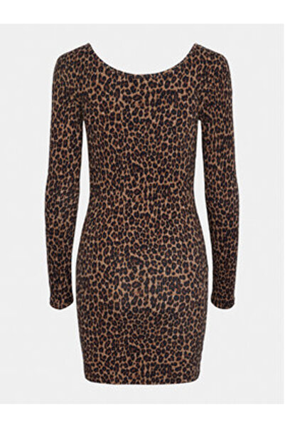 PIECES Γυναικείο Φόρεμα Casual 17148389 Καφέ