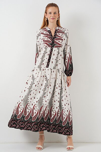 Hiccup Rochie maxi cu model cu decolteu în V cu nasturi BDART