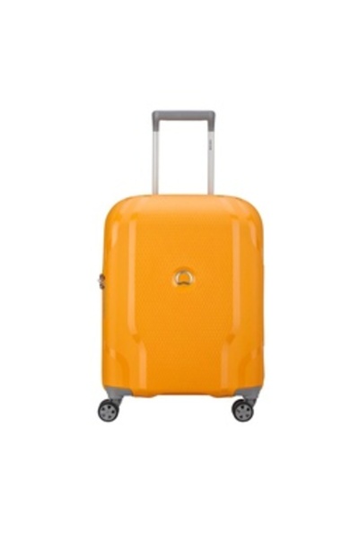 Delsey Clavel 4 Wheel Hard Trolley, 55 cm, Yellow