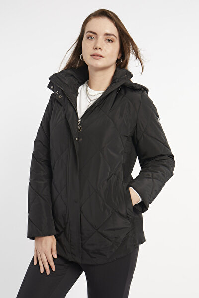 Trenç Kadın Büyük Beden Kapitone Mont – Şık ve Sıcak Tasarım 5520