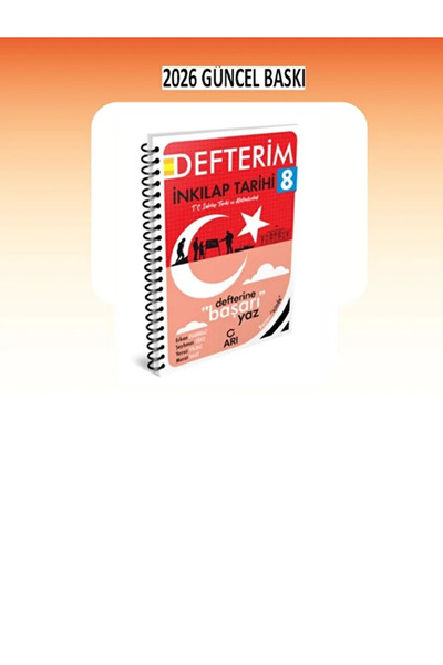 Arı Yayıncılık 8 Sınıf Sosyalimo Sosyal Bilgiler Defterim Yeni 2026