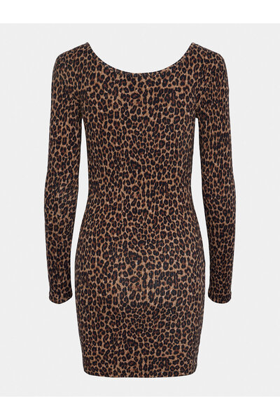 PIECES Γυναικείο Φόρεμα Casual 17148389 Καφέ