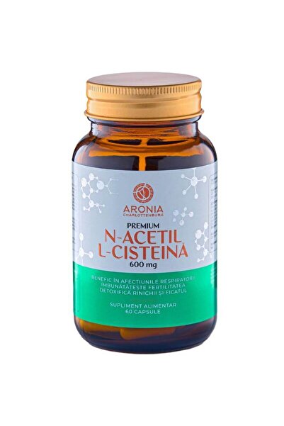 Aronia Charlottenburg Премиум N-ацетил L-цистеин (NAC) 600 мг — 60 капсули