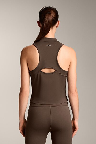 Oysho Yarım fermuarlı kolsuz tişört