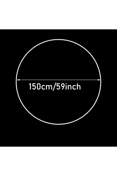 Choice كما في الصورة حامل قوس البالون الدائري مقاس 150 سم مع دائرة إكليل البا...