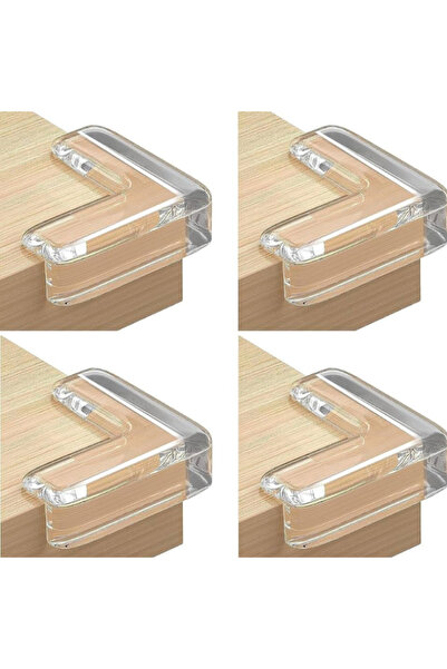 OEM Set of 6 L-shaped Silicone Corner Protectors for Children