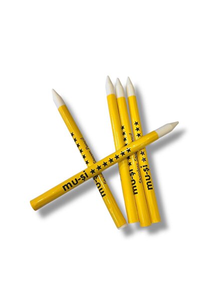 MUSİ MU-Şİ BUHAR İLE UÇAN KUMAŞ SABUN ÇİZGİ KALEMİ 5 ADET (BEYAZ RENK)