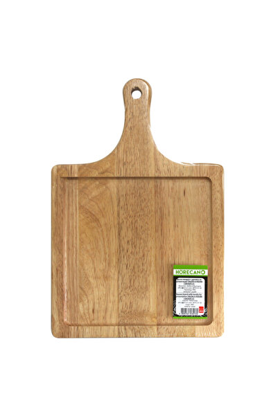 Raki Platou patrat cu maner prezentare servire 20x20cm din lemn