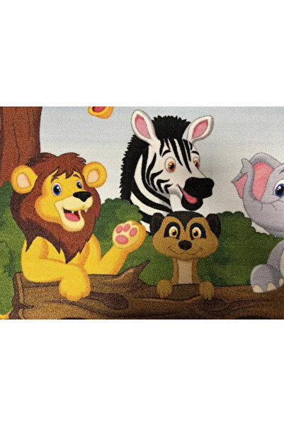 Perfect Home Anti-slip Rug for Kids 80×120 cm Zoo